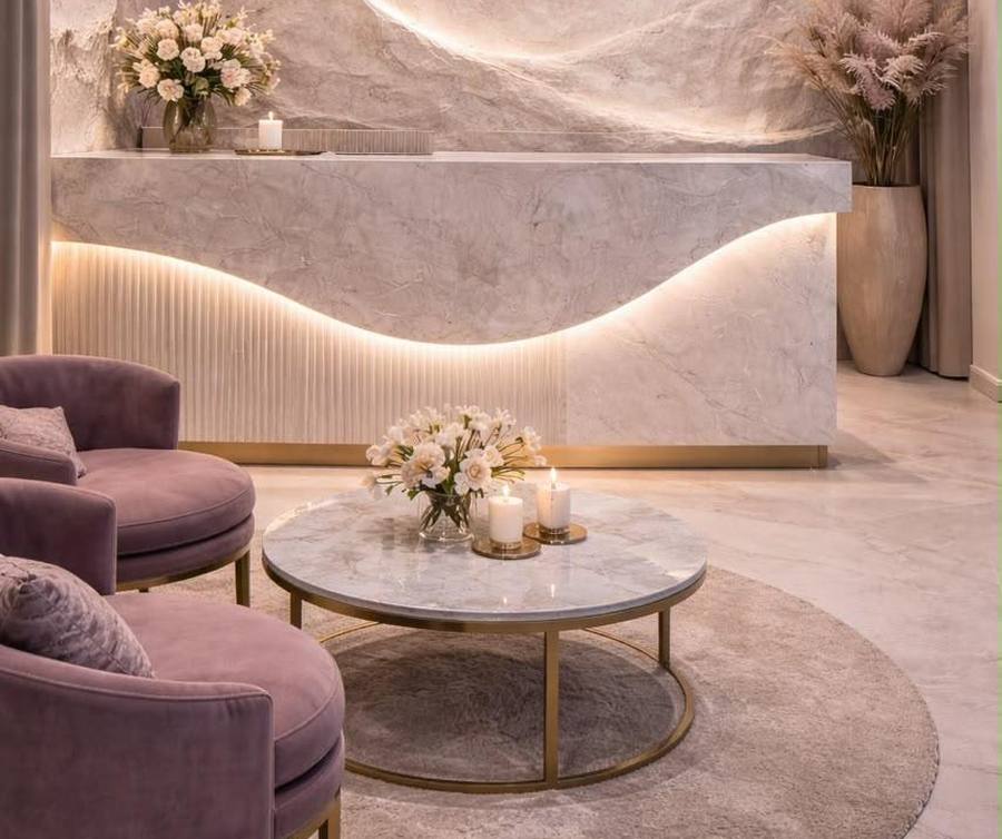 Recepción de Nümia Beauty Center